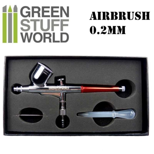 Double action Airbrush mit 0.2 mm Bedüsung